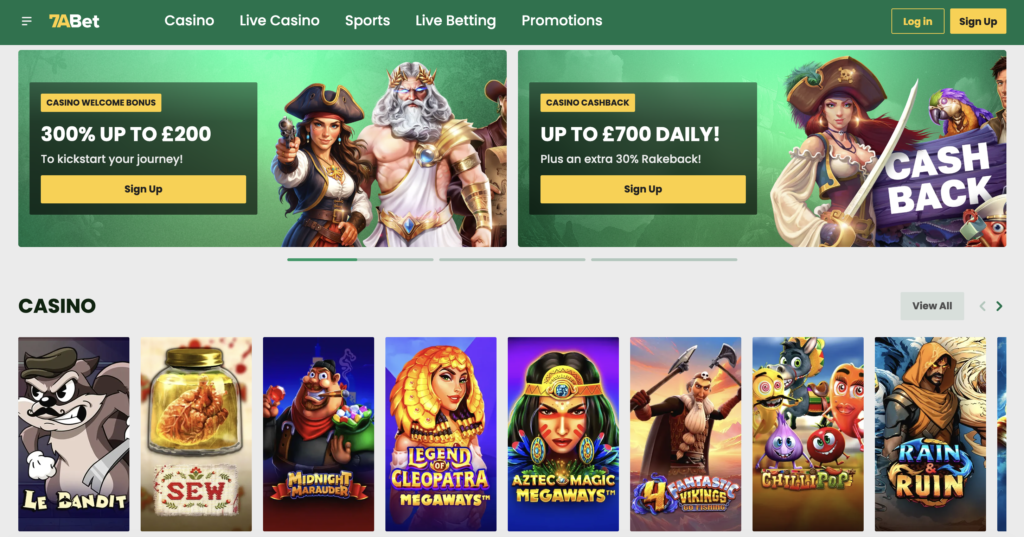7A Bet Casino - Credit Card Casinos Review